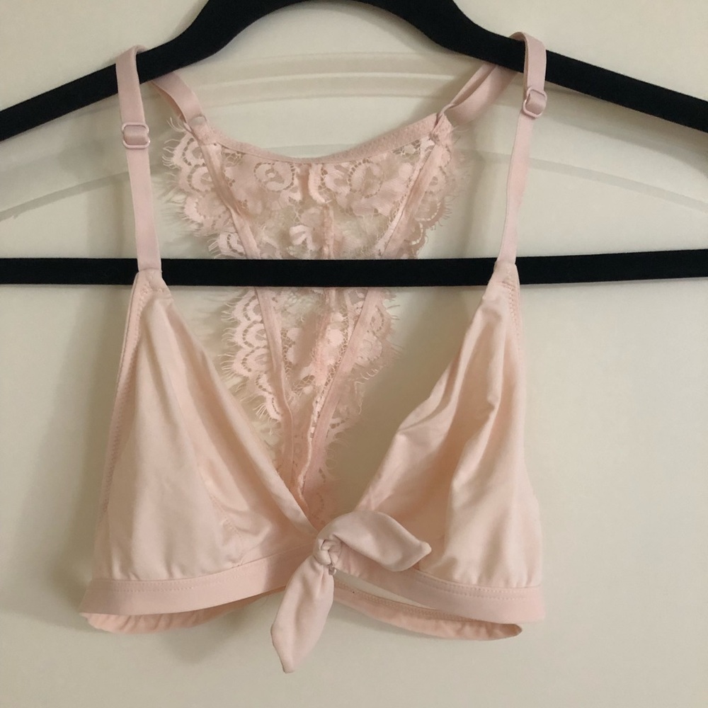 NWOT Lacey Tie Bralette